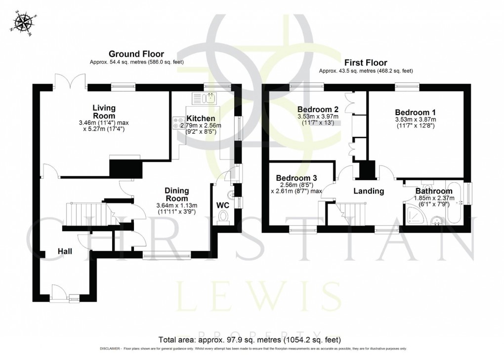 Floorplan for Millfield Estate, Elmley Castle, Pershore