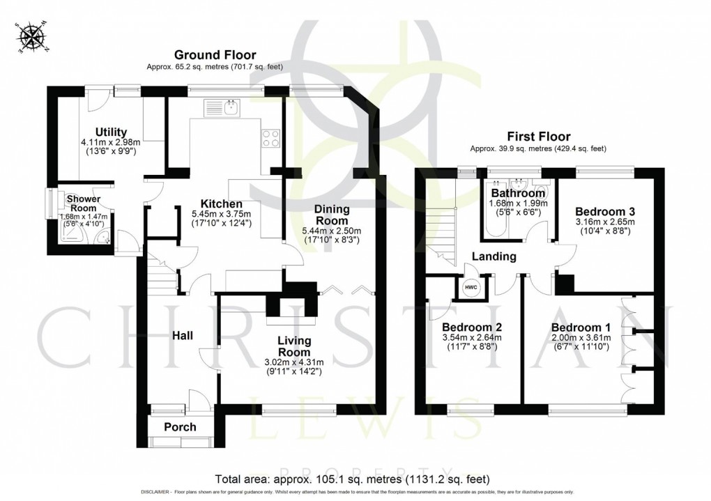 Floorplan for Overbrook, Evesham