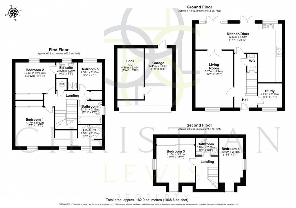 Floorplan for Cestrum Crescent, Evesham