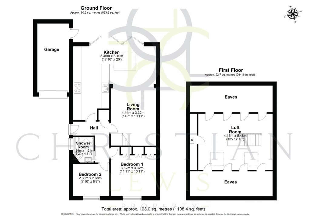 Floorplan for Salisbury Drive, Evesham