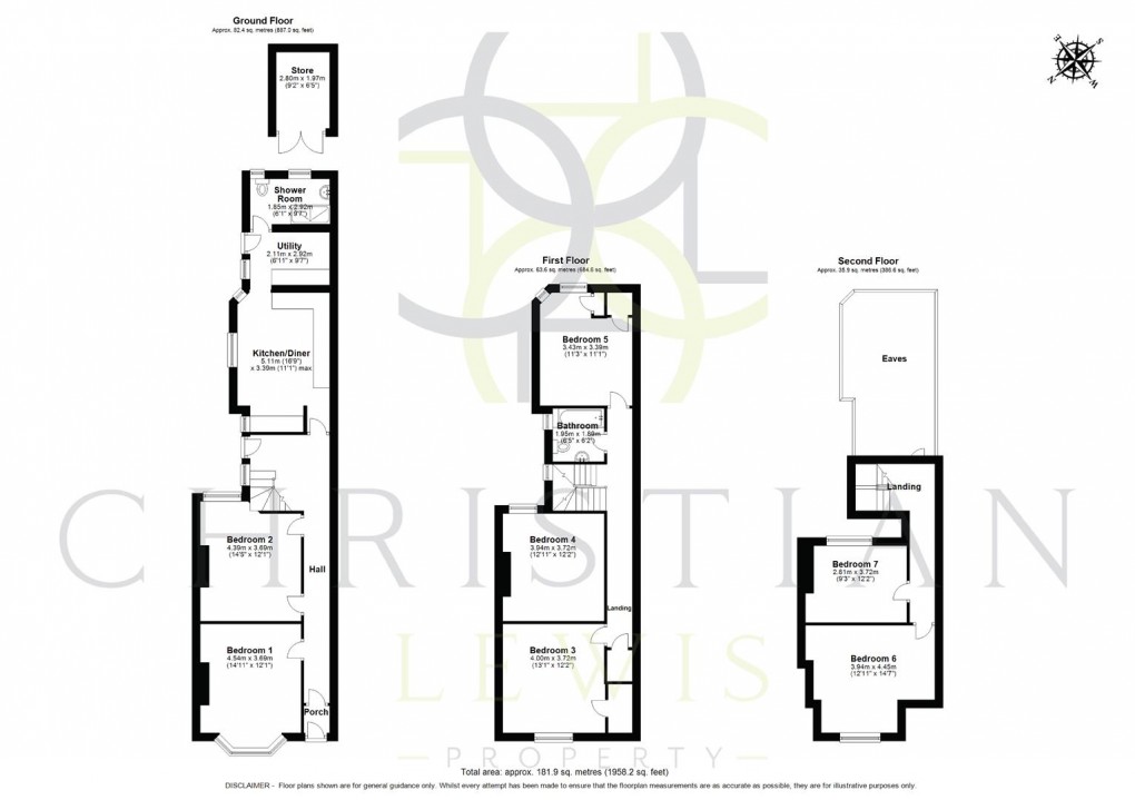 Floorplan for Burford Road, Evesham