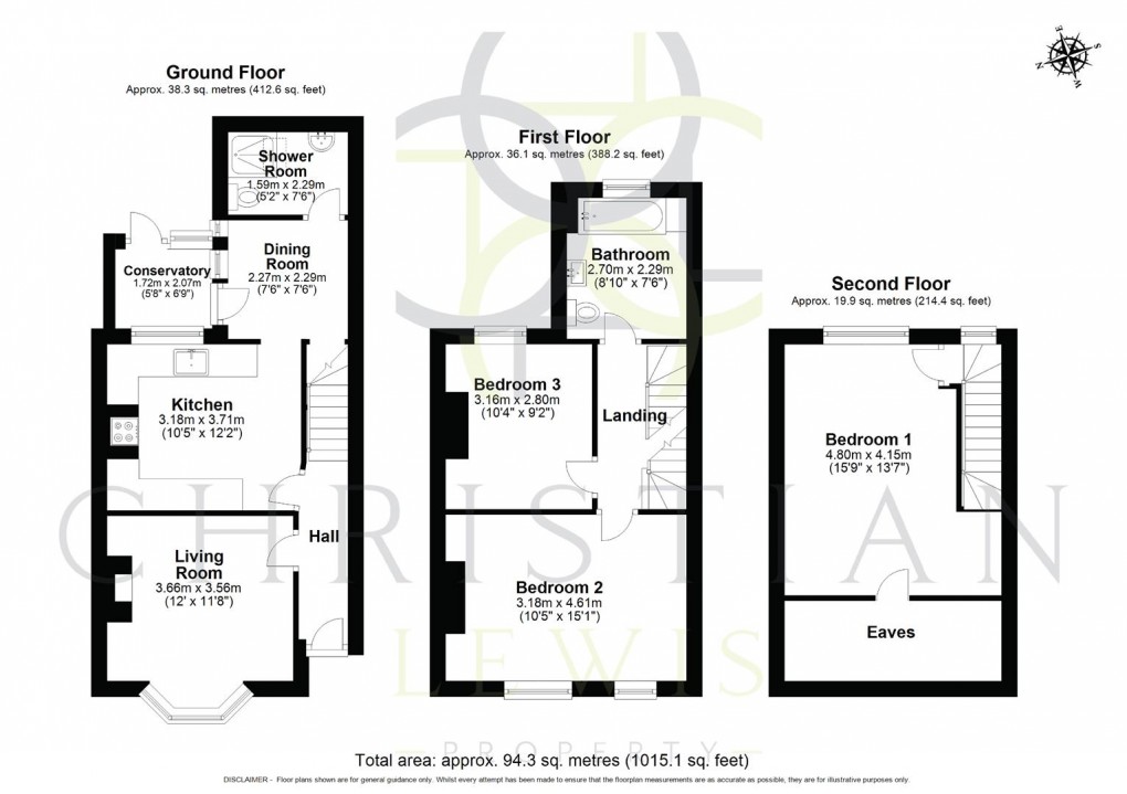 Floorplan for Windsor Road, Evesham