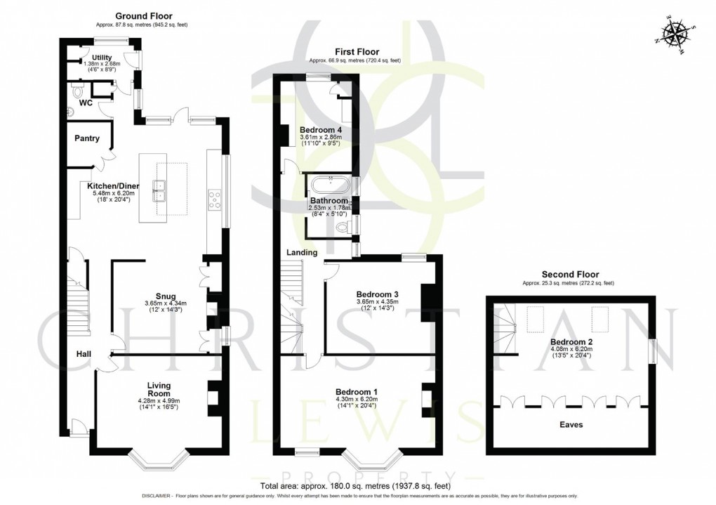 Floorplan for Northwick Road, Evesham