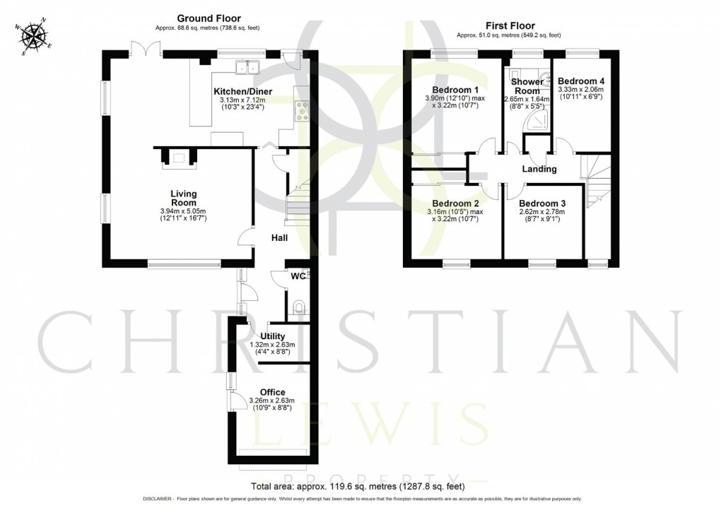 Floorplan for Mill Lane, Badsey, Evesham