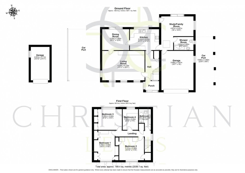 Floorplan for Station Road, Hinton-On-The-Green, Evesham