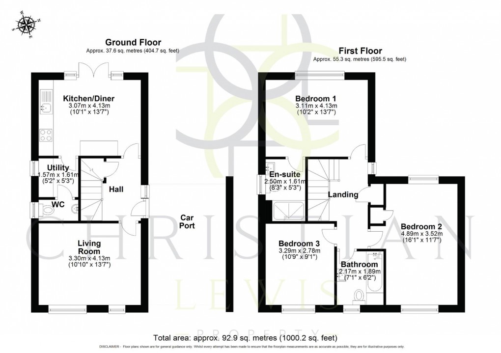 Floorplan for King Edward View, South Littleton, Evesham