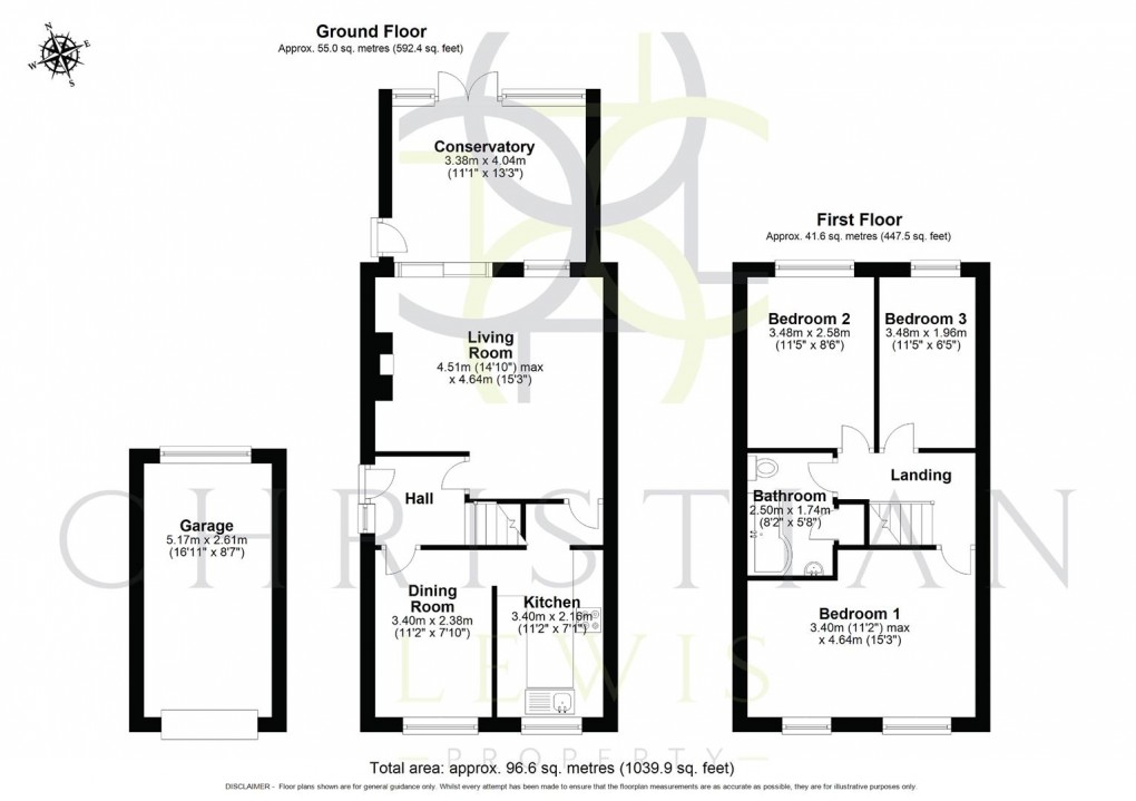 Floorplan for Badsey Lane, Evesham