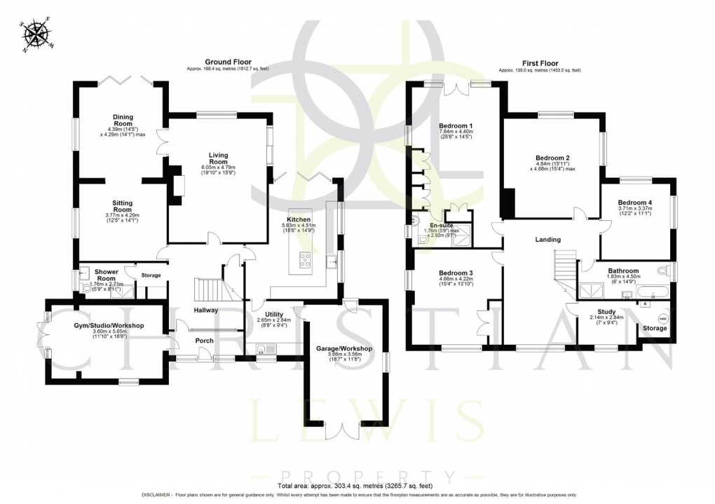 Floorplan for Blayneys Lane, Evesham