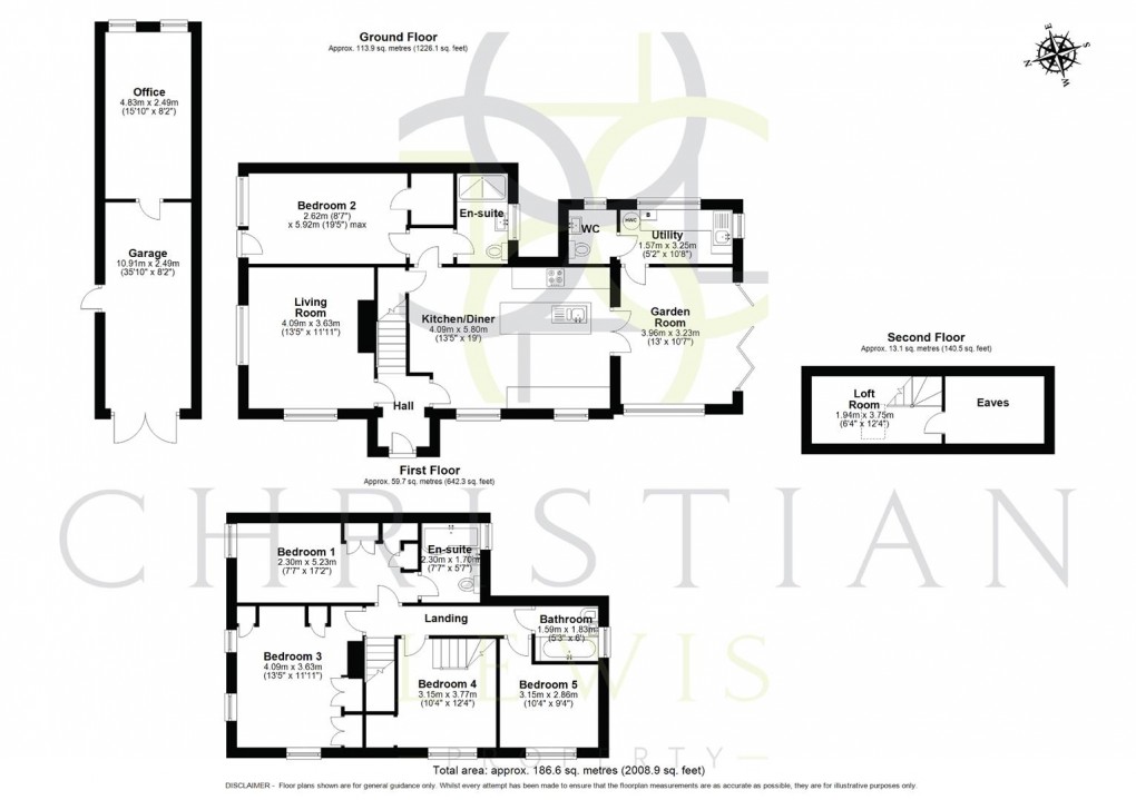 Floorplan for Cheltenham Road, Evesham