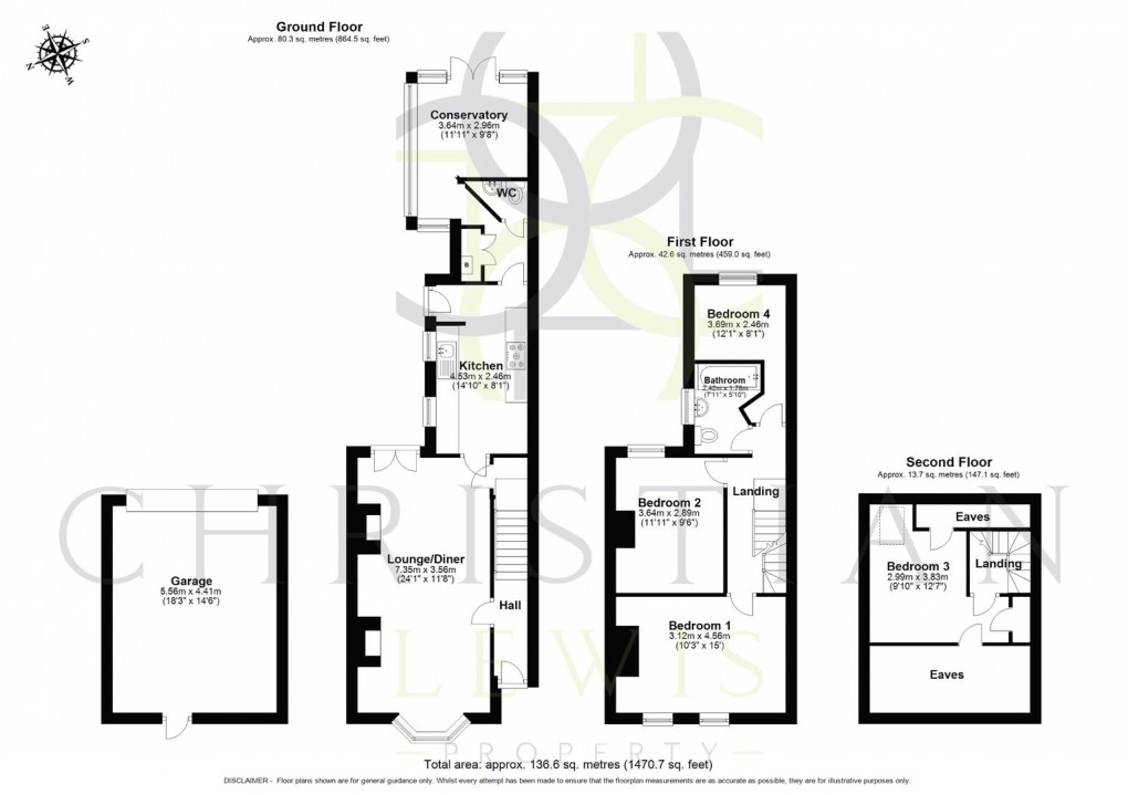 Floorplan for Northwick Road, Evesham