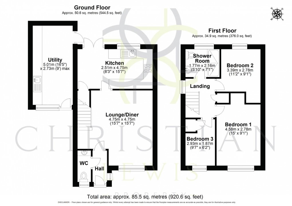 Floorplan for Columbine Grove, Evesham