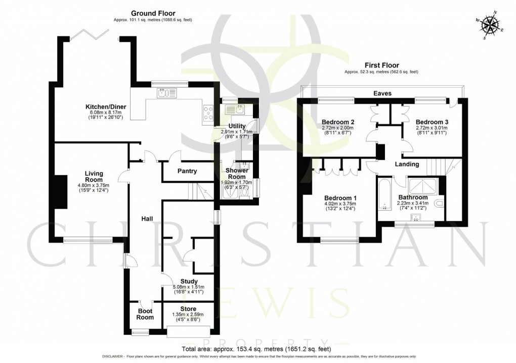 Floorplan for Meon Road, Mickleton, Chipping Campden