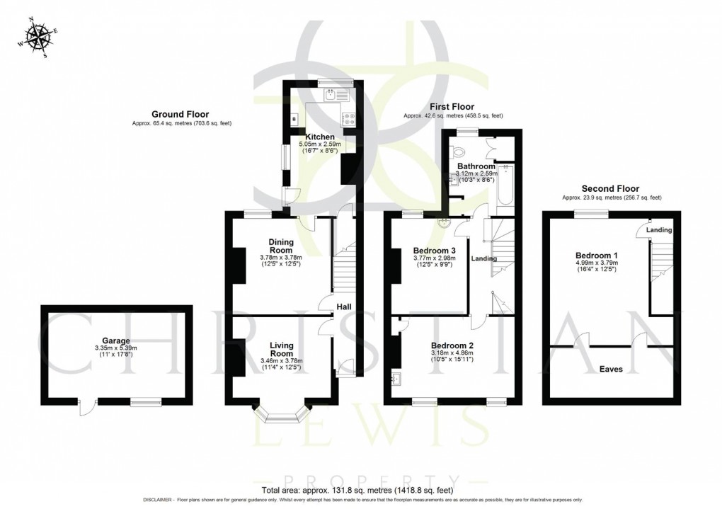 Floorplan for Lime Street, Evesham