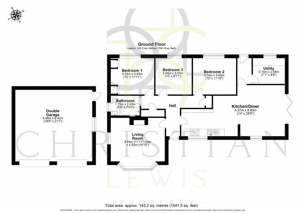 Floorplan for High Street, Honeybourne, Evesham