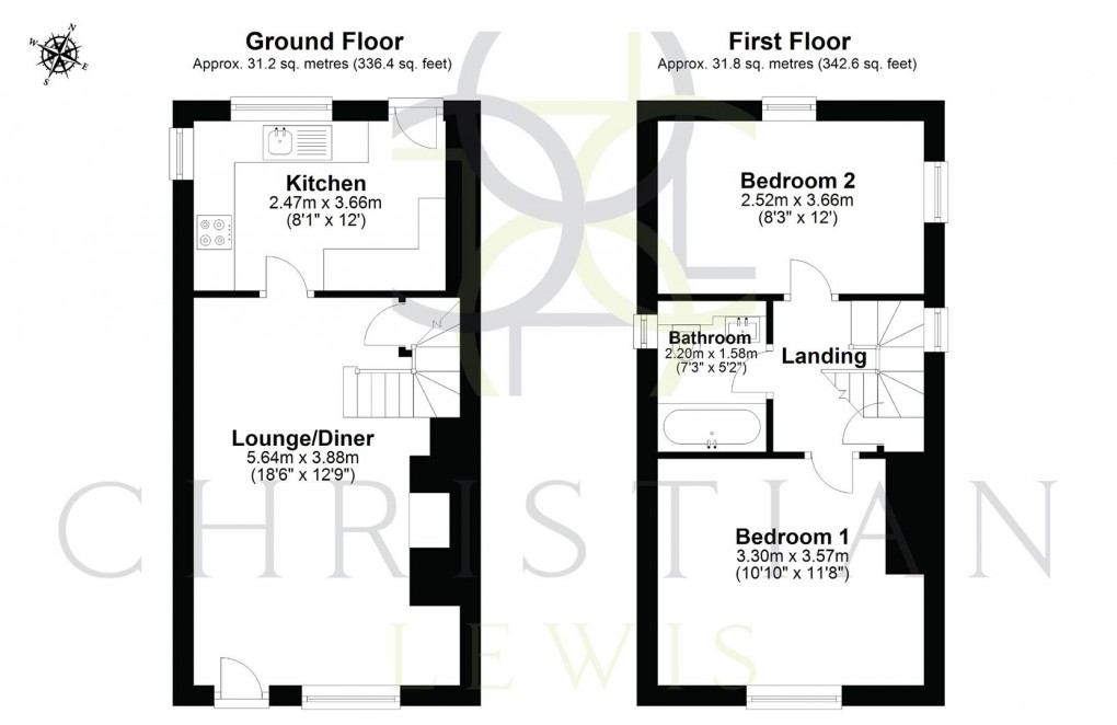 Floorplan for Far End, Broad Campden, Chipping Campden