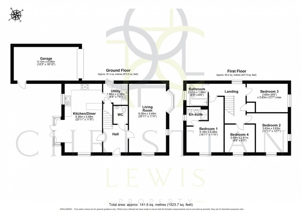 Floorplan for The Furrows, Bourton-On-The-Water, Cheltenham