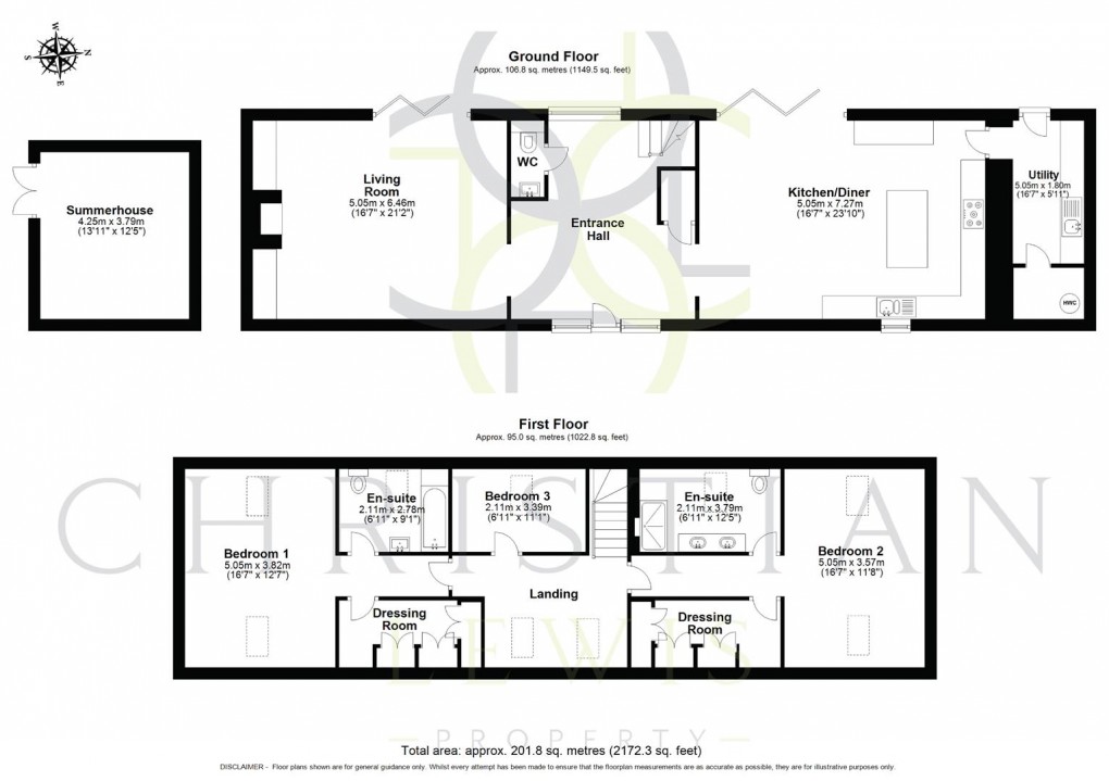 Floorplan for Russell Street, Great Comberton, Pershore