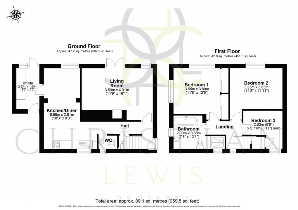 Floorplan for Sandscroft Avenue, Broadway