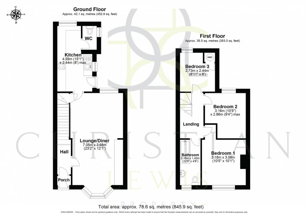 Floorplan for Windsor Road, Evesham