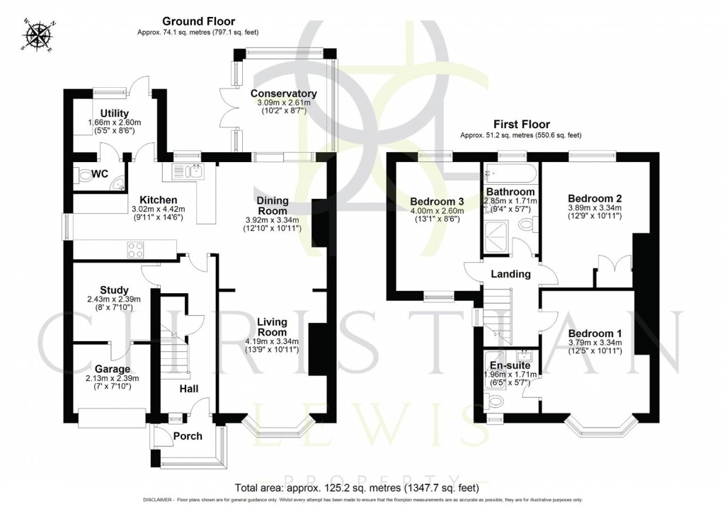 Floorplan for Offenham Road, Evesham