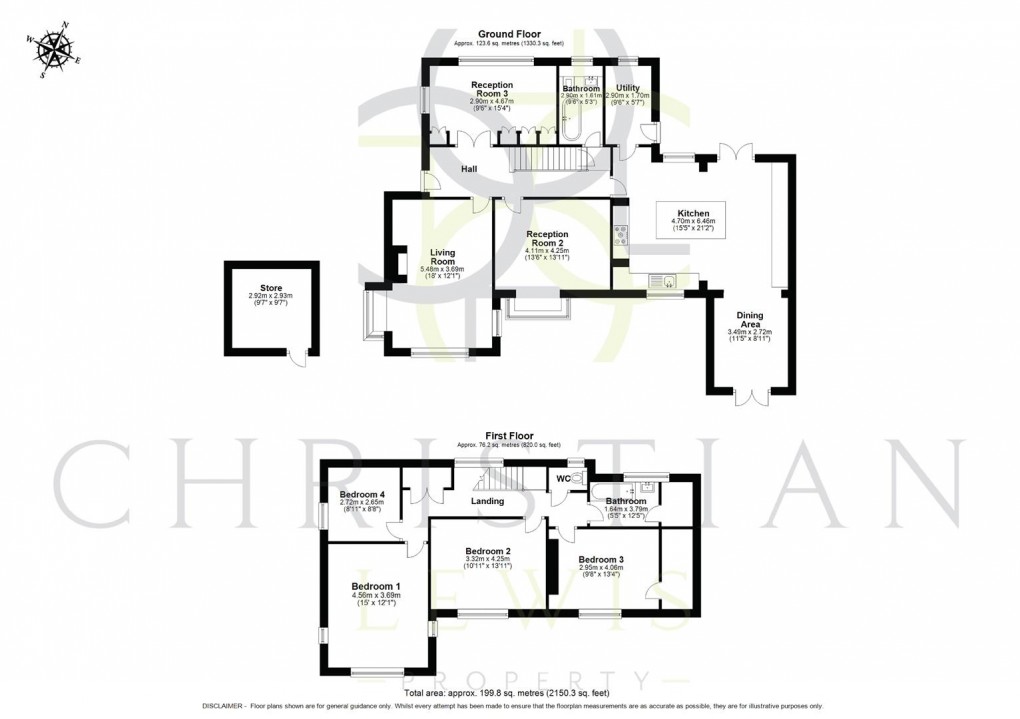 Floorplan for Abbotswood, Evesham