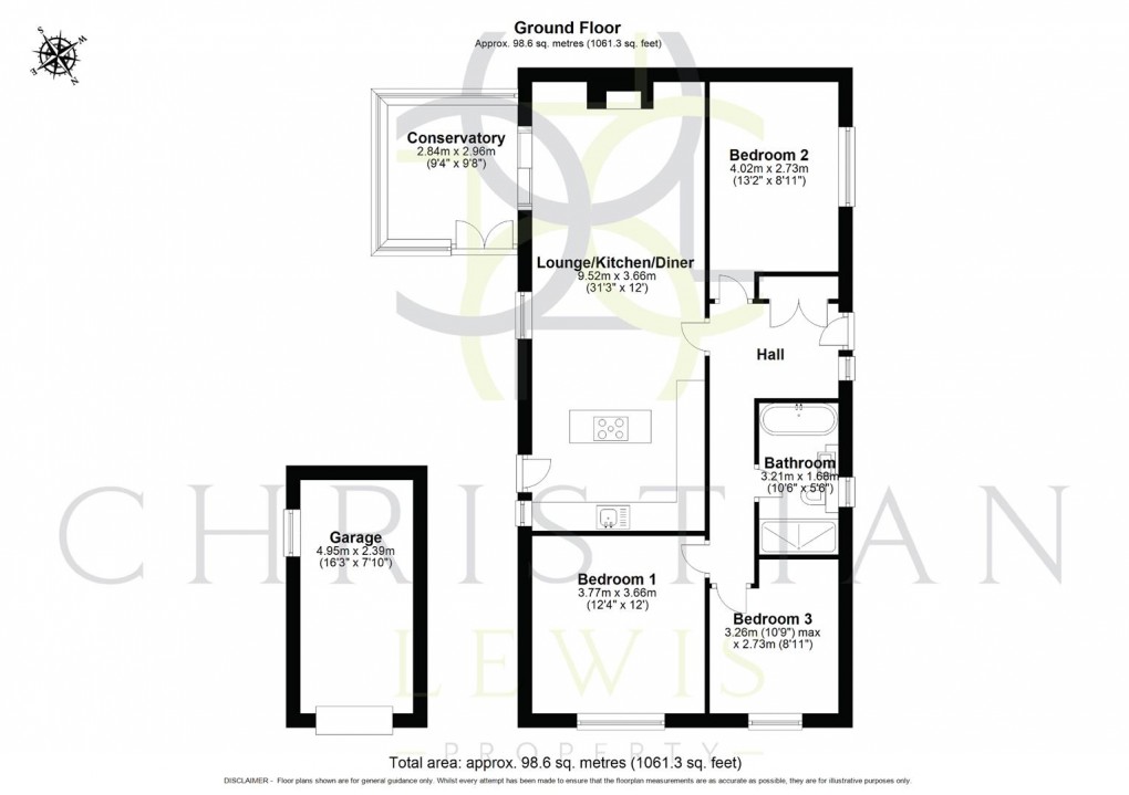 Floorplan for High Street, Mickleton, Chipping Campden