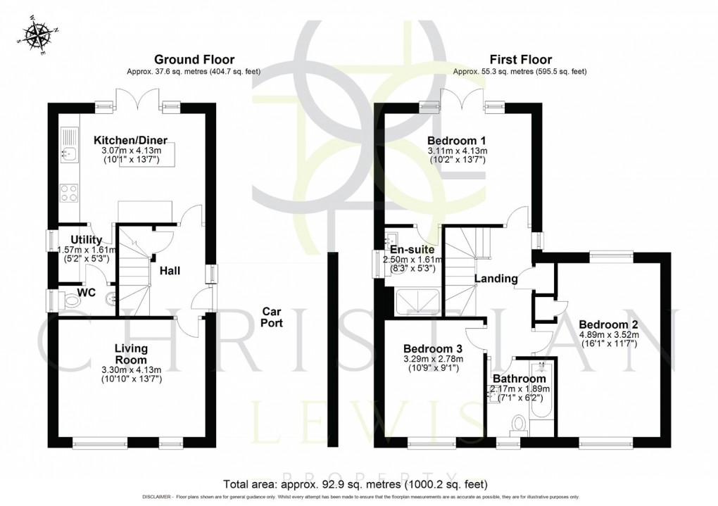 Floorplan for King Edward View, South Littleton, Evesham