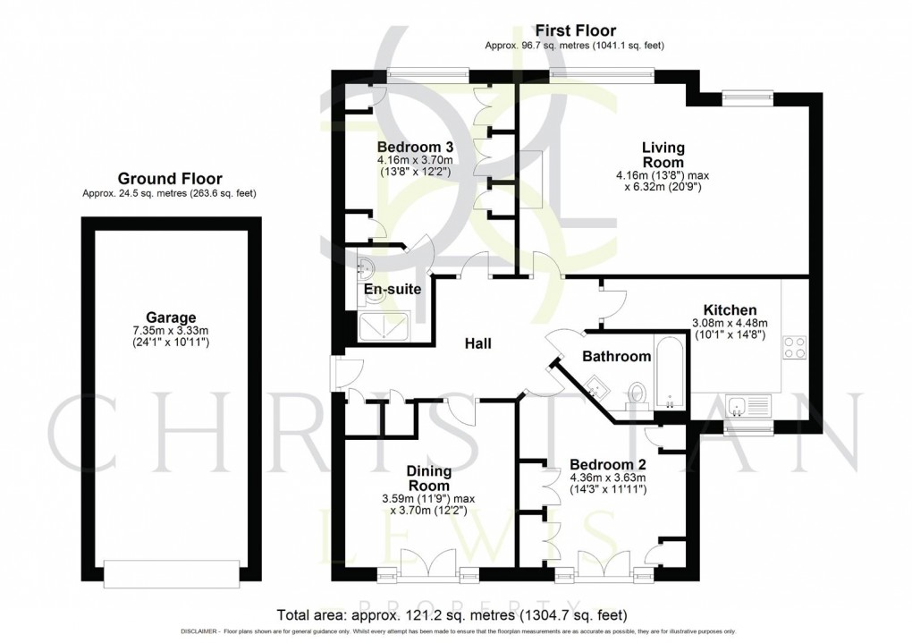 Floorplan for Mill Street, Evesham