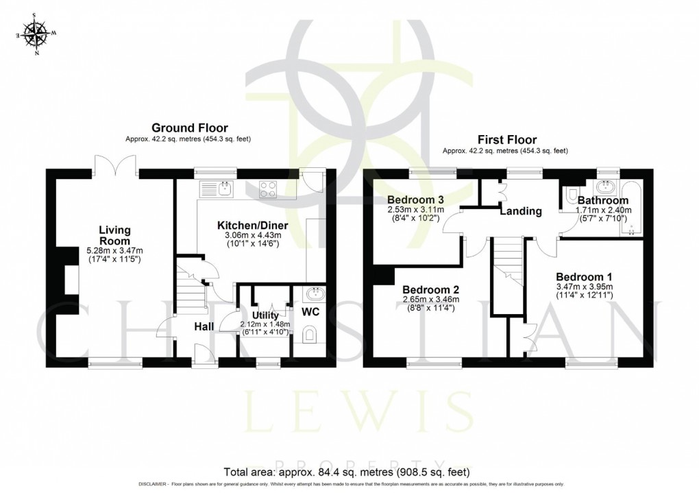 Floorplan for Broadway Road, Childswickham, Broadway