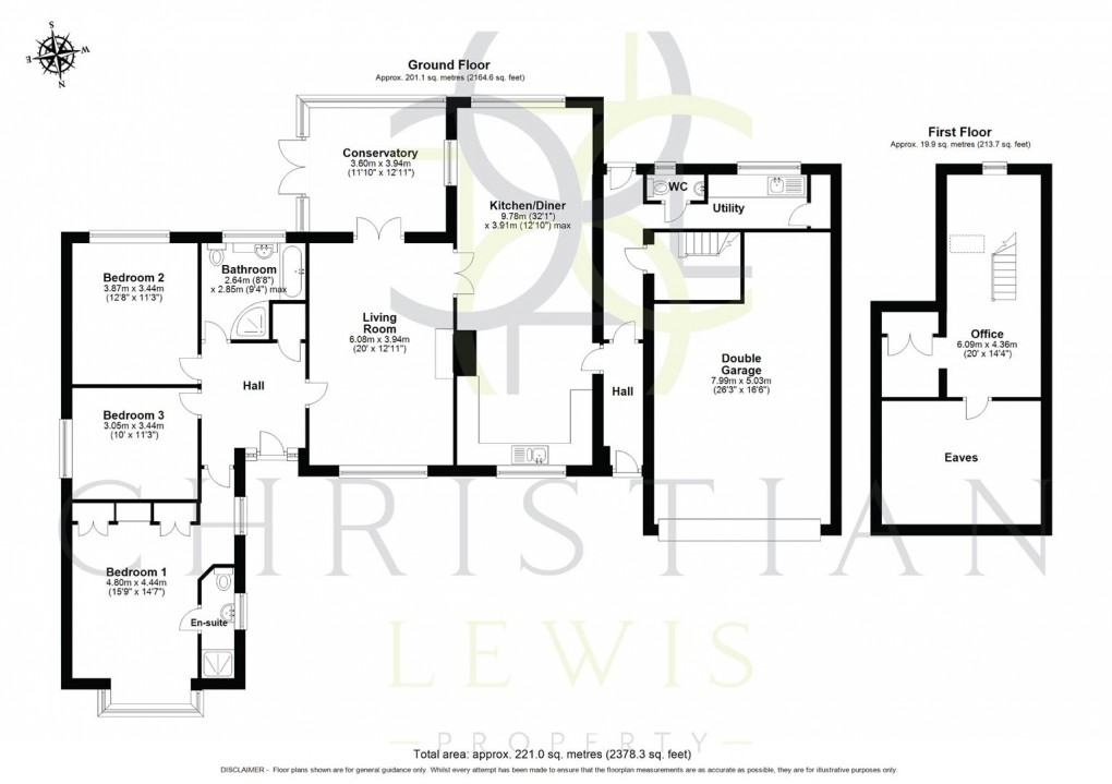 Floorplan for Mill Lane, Cleeve Prior, Evesham