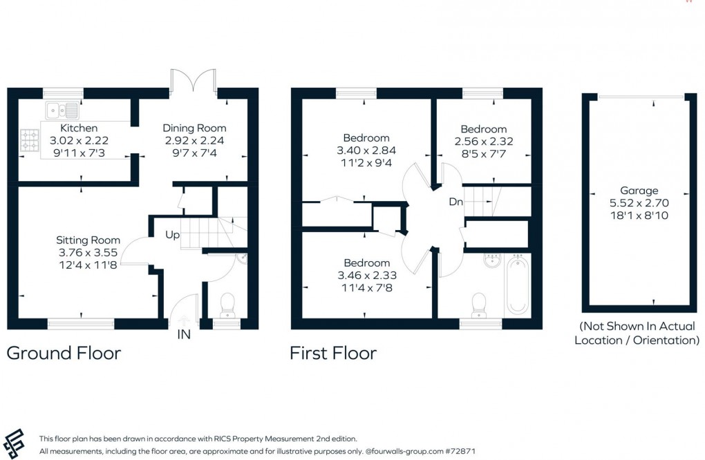 Floorplan for Castle Nurseries, Chipping Campden