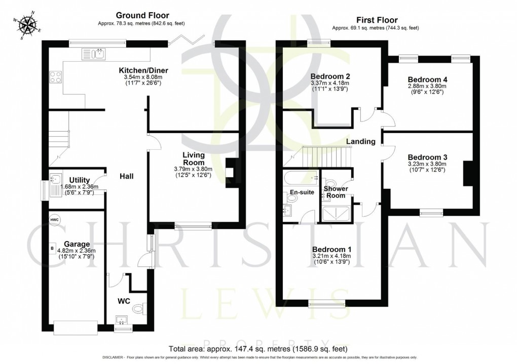 Floorplan for Meon Road, Mickleton, Chipping Campden