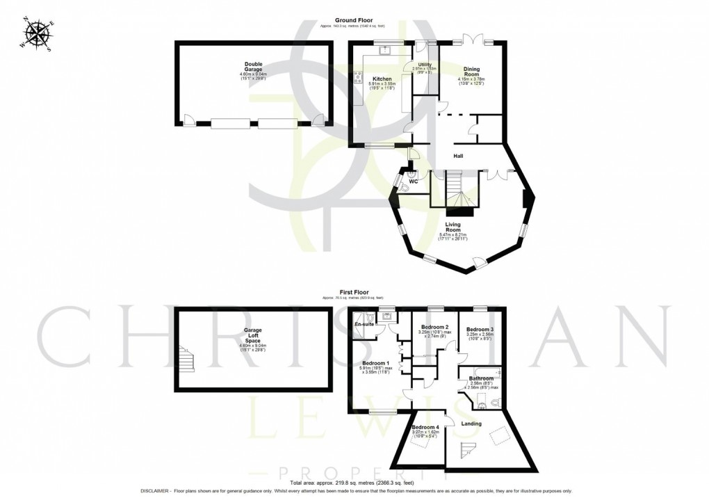 Floorplan for Worcester Road, Chadbury, Evesham