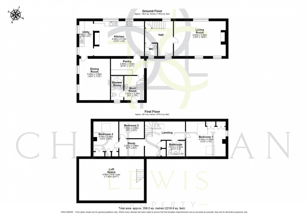 Floorplan for Bretforton Road, Badsey, Evesham