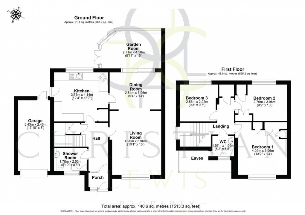 Floorplan for Meon Road, Mickleton, Chipping Campden