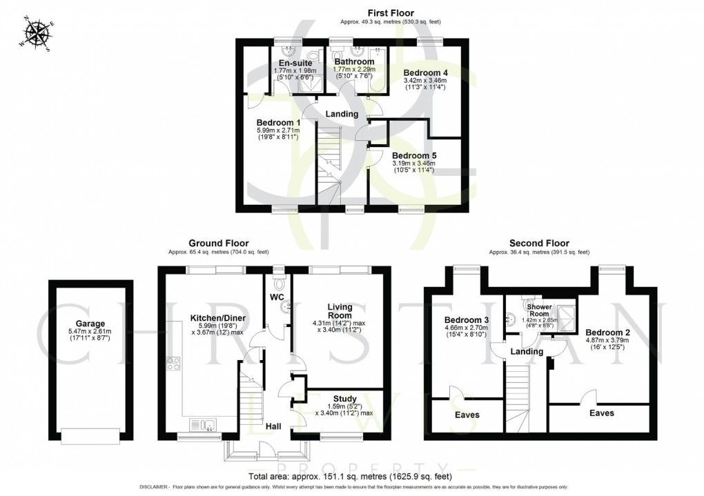 Floorplan for Kings Road, Evesham