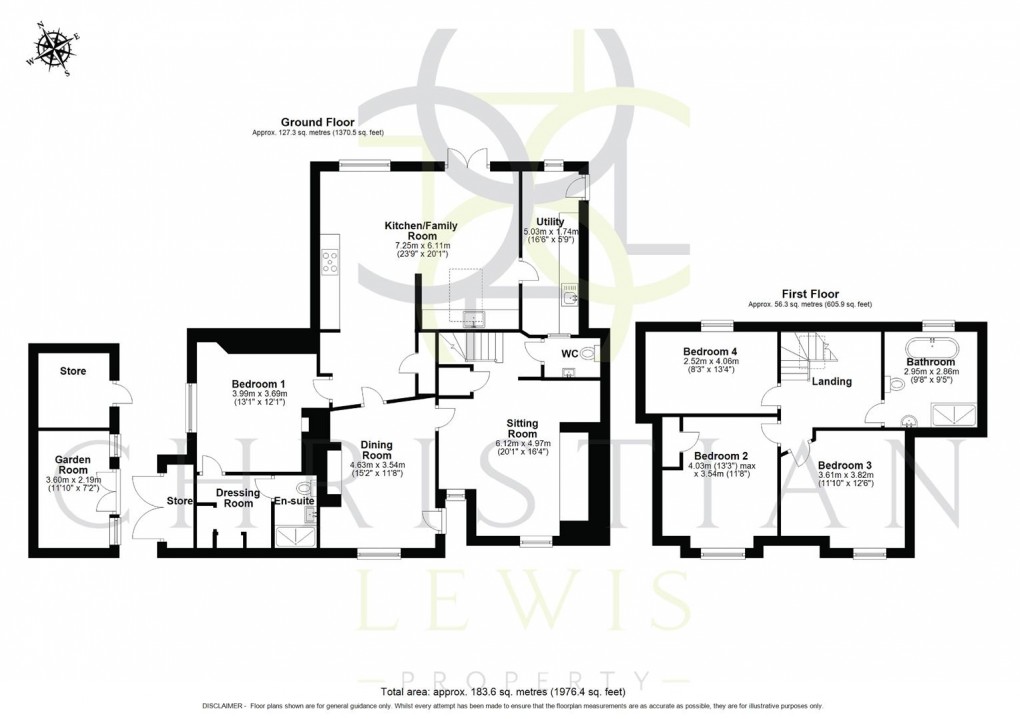 Floorplan for Main Street, Aldington, Evesham