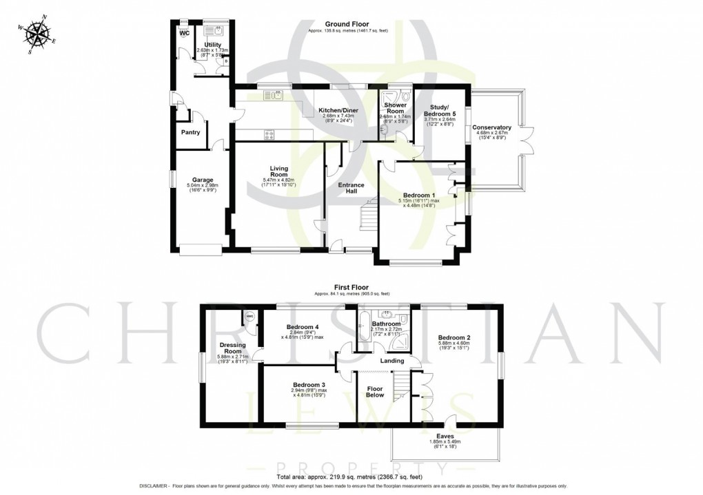 Floorplan for Simon De Montfort Drive, Evesham